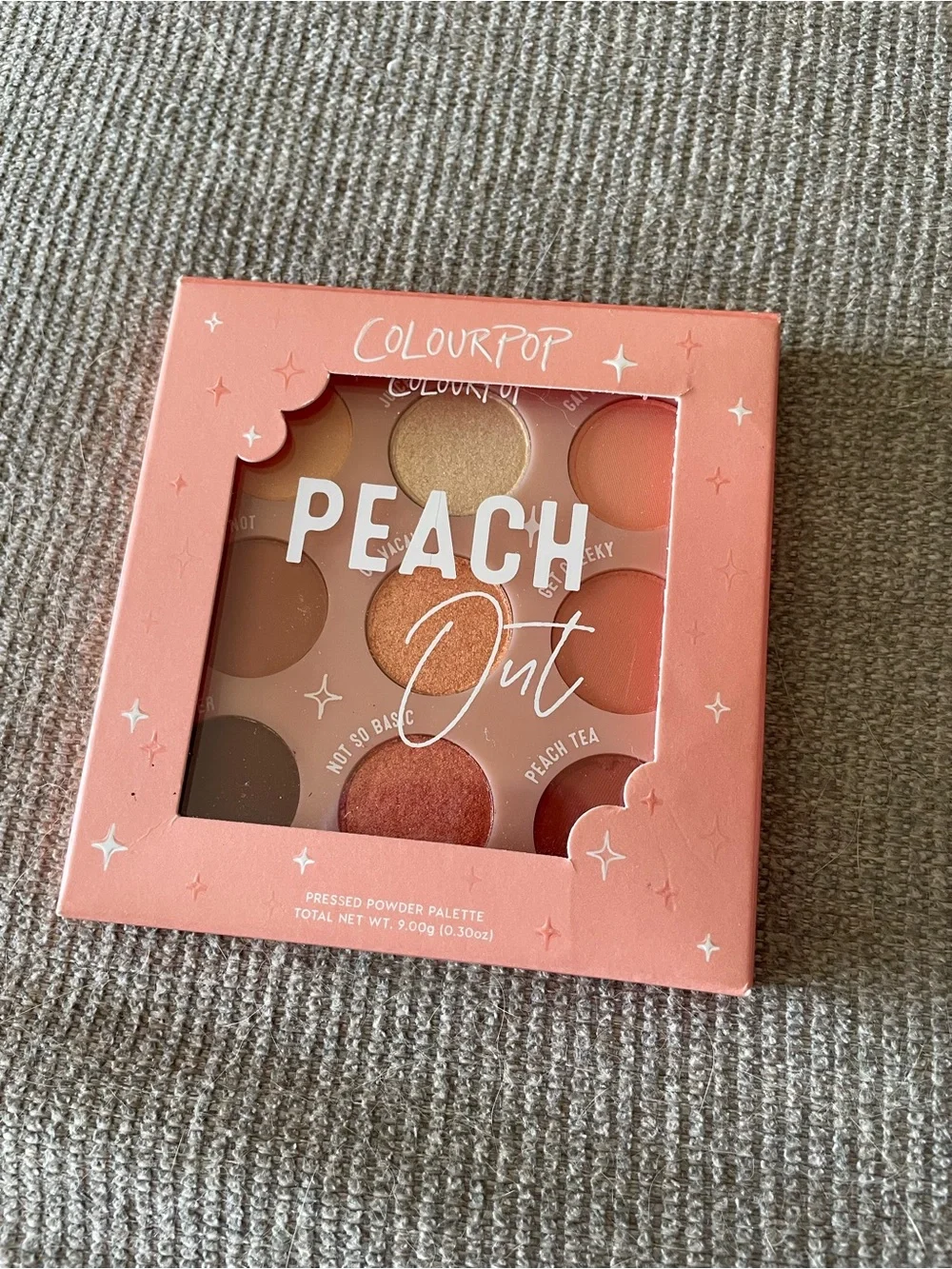 ColourPop Peach Out Eyeshadow Palette - Peach, Coral, Gold